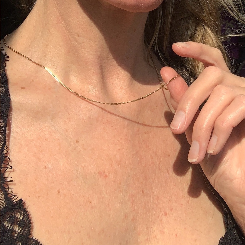 Gorgeous Vintage SUBSTANTIAL, 10k Yellow Gold VERY GLOWY 20.5 inch CHAIN. 3.46g💛